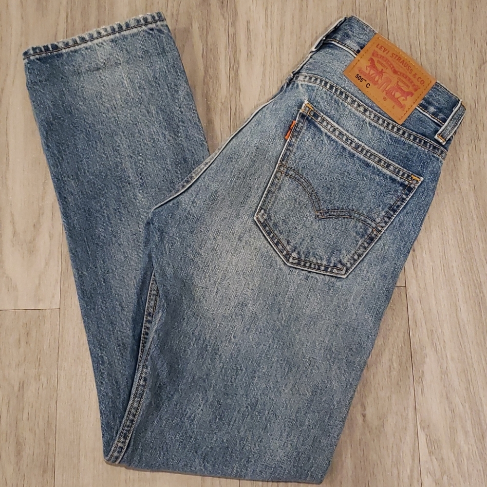 Levi's 505 c Orange Tab Jeans Sz 25